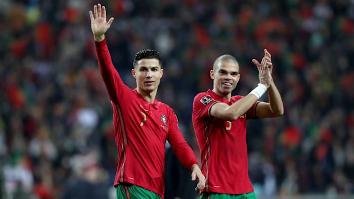 Portugal veterans Cristiano Ronaldo and Pepe